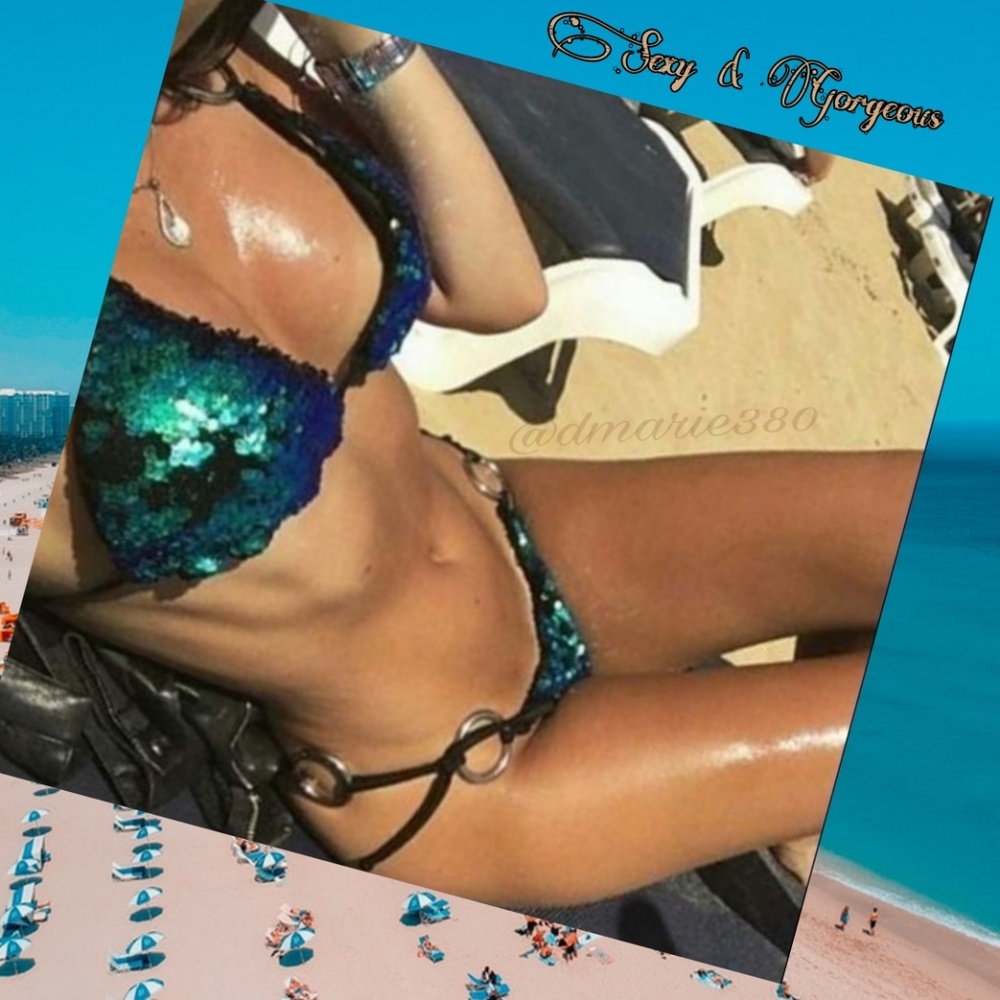 Host Pick 🥳🎉💋 New sexy Gorgeous sequins bathing suit - Picture 4 of 8